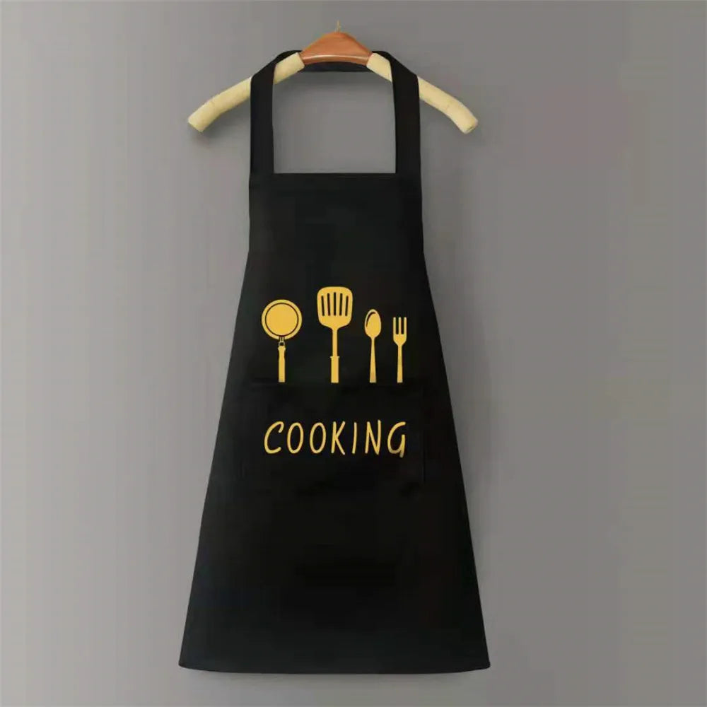 Kitchen Household Cooking Apron Men Women Oil-Proof Waterproof Adult Waist Fashion Coffee Overalls Apron Kitchen Accessories