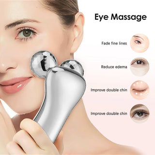 Electric Facial Micro-current Beauty Instrument LED Display Face Lift Roller Massager Skin Tighten Massage Beauty Devices