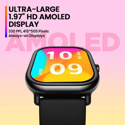 New Zeblaze GTS 3 Pro Voice Calling Smart Watch Ultra-big HD AMOLED Screen Health and Fitness Tracking Smartwatch for Men Women