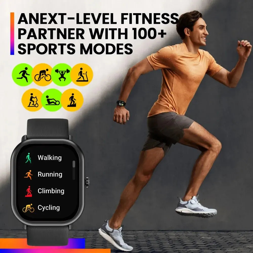 New Zeblaze GTS 3 Pro Voice Calling Smart Watch Ultra-big HD AMOLED Screen Health and Fitness Tracking Smartwatch for Men Women