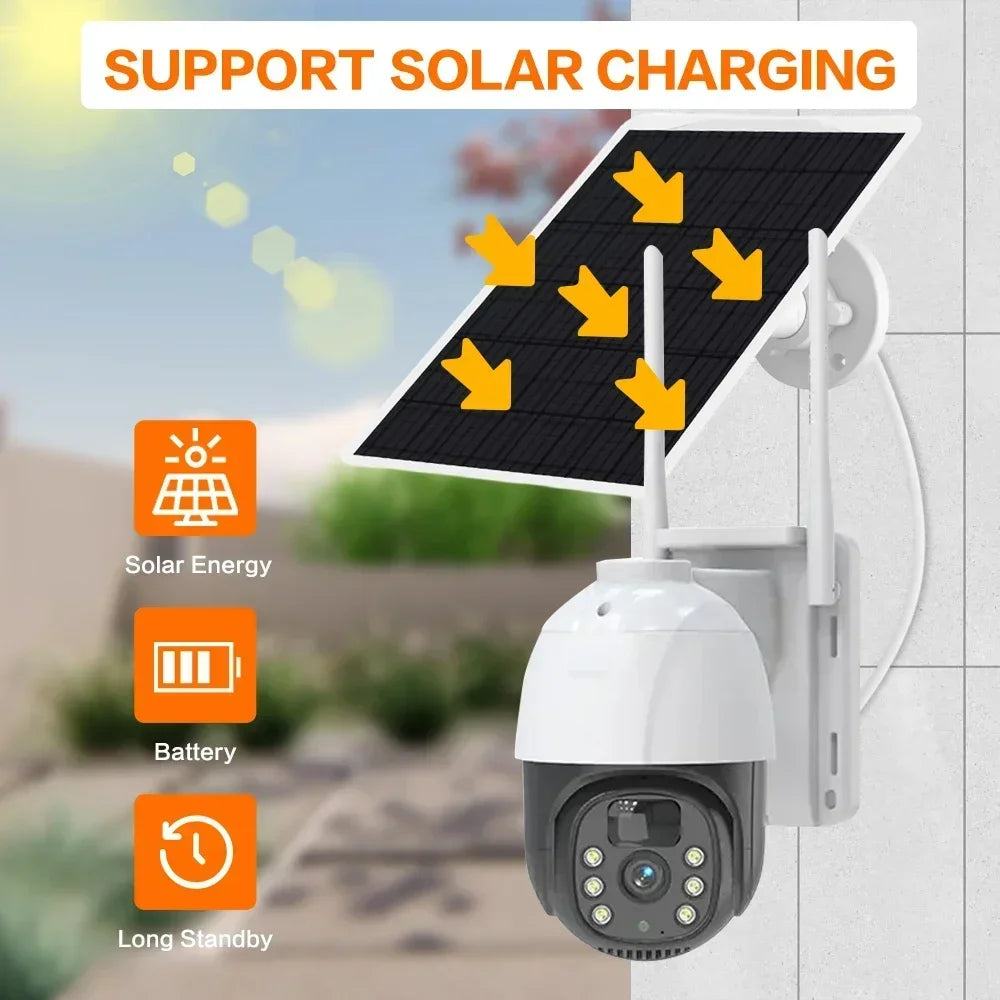 HD 5MP Smart WIFI Solar CAMERA